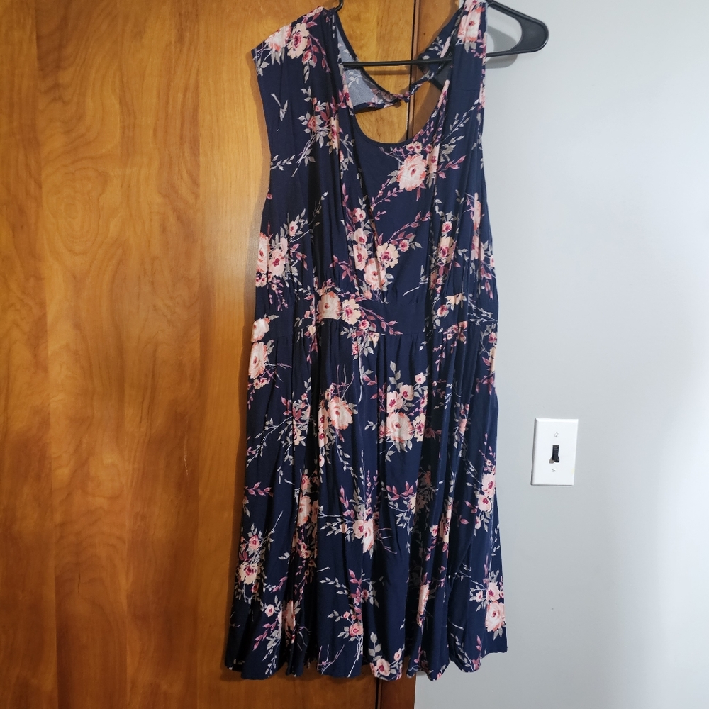 Torrid floral skater dress